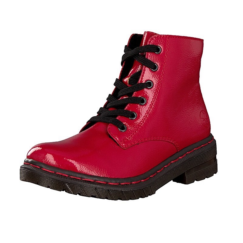 Botas Rieker 76240-35 Para Mulher - Vermelhas